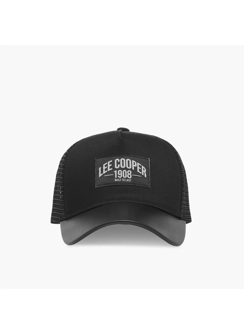 Lee Cooper Lee Cooper Logo Detail Panelled Cap with Snap Back Closure