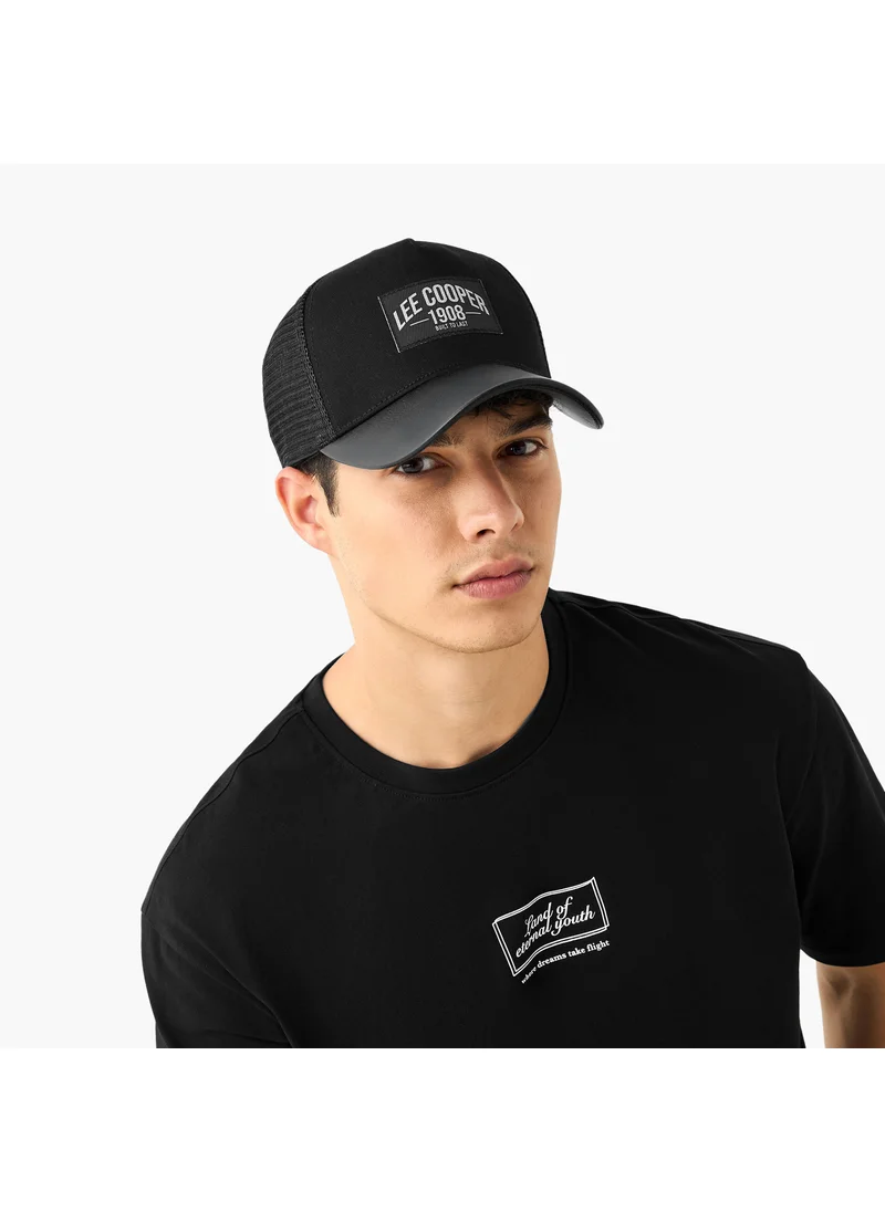 Lee Cooper Lee Cooper Logo Detail Panelled Cap with Snap Back Closure