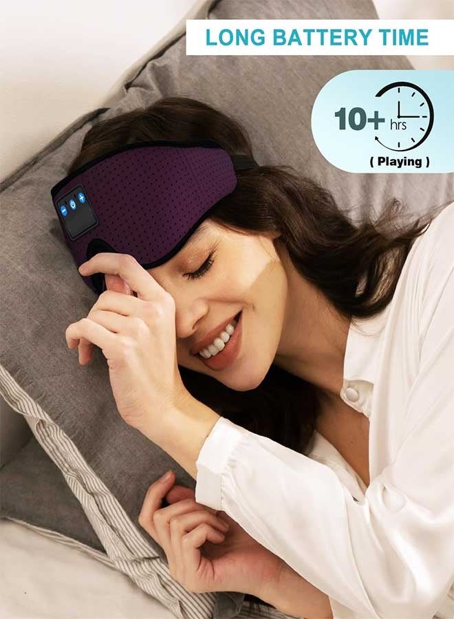 RAWAID Sleep Headphone 3D Sleep Mask Bluetooth Wireless Sleeping Headphones for Side Sleepers Sleep Eye Mask Music Weighted Sleeping Mask Meditation Gifts for Men Women - Image 5