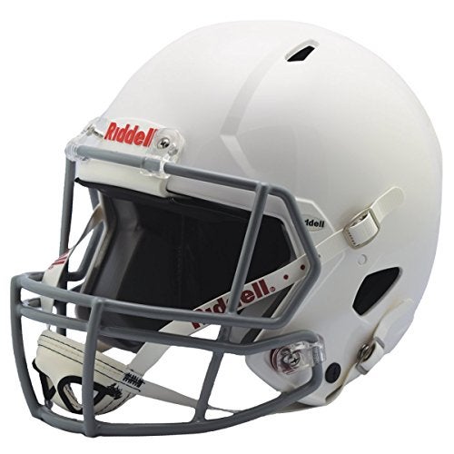 Riddell خوذة كرة القدم للشباب ريديل فيكتور، أبيض/رمادي، متوسط - Image 1