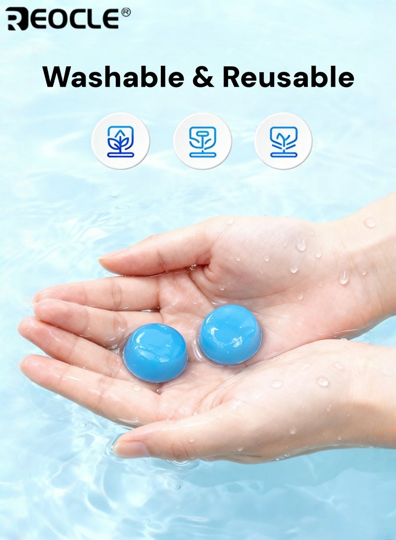 REOCLE 12pcs Reusable Silicone Earplugs Sleep Earplugs Snoring Prevention Shape at Wear Soft Fit Comfortable Design Suitable for Swimming Sleeping Diving - Image 5