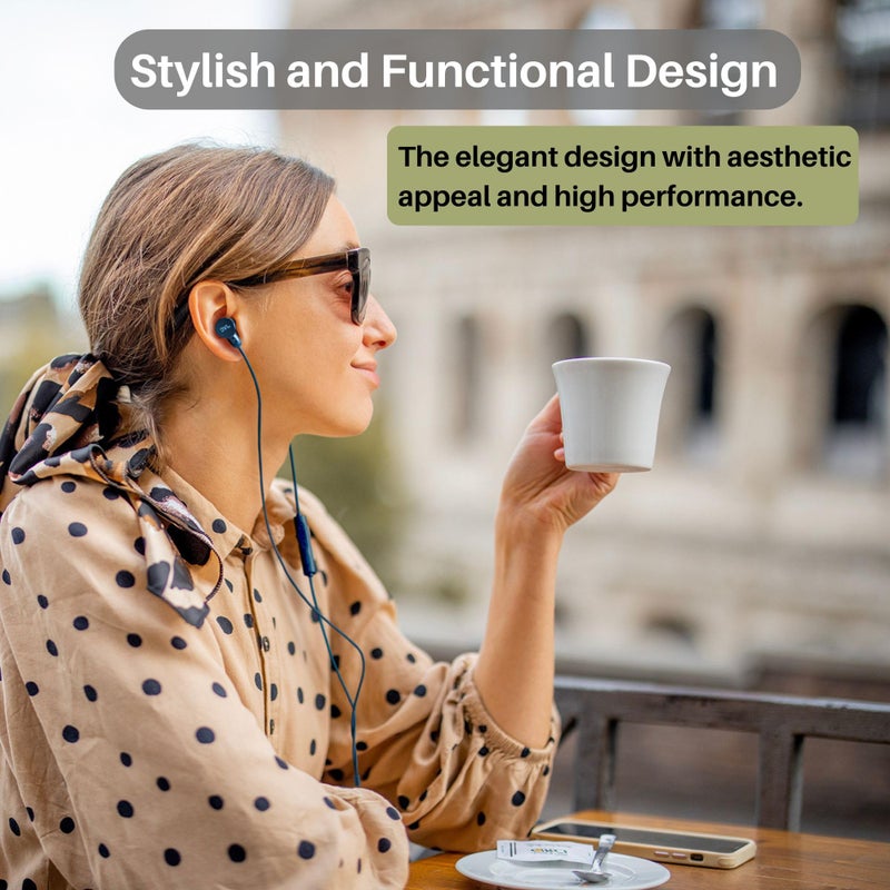 JVC Wired USB-C Earbuds - Noise Isolation - DAC - Hi-Res Audio - Built-in Mic with Mute - Comfortable Silicone Ear Tips - 3 Button Remote â€“ Plug & Play - HAFR29UC - Image 3