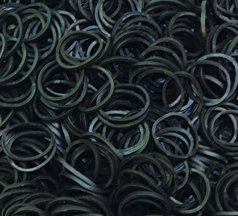 Rainbow LoomÂ® Black Rubber Bands with 24 C-Clips (600 Count) - Image 3