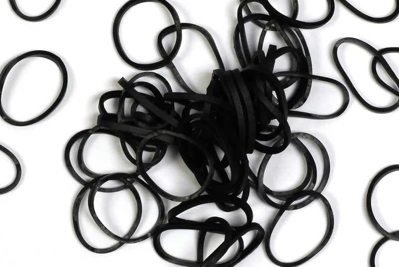 Rainbow LoomÂ® Black Rubber Bands with 24 C-Clips (600 Count) - Image 2