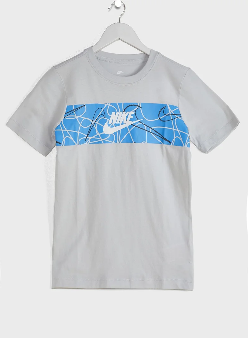 Nike Youth Nsw Futura Panel T-Shirt
