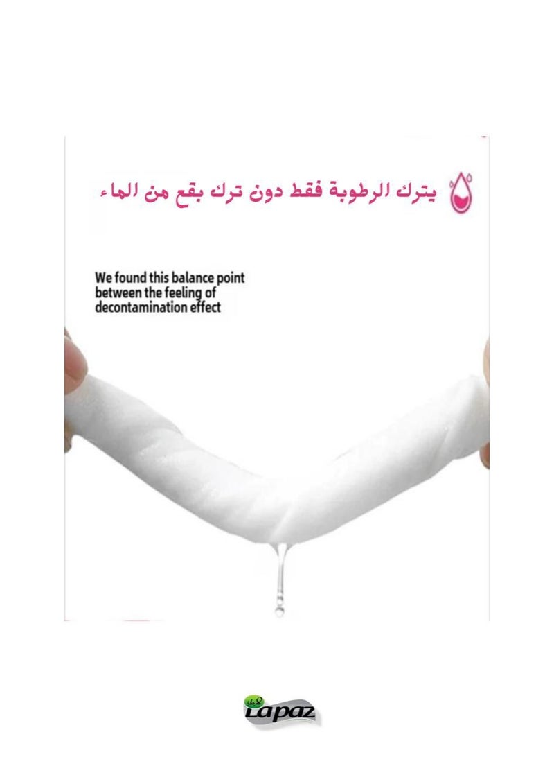 Lapaz Wet Wipes, Soft Touch, 99.9% Water, Scented, 50 Wipes, 5 Packs - Image 3