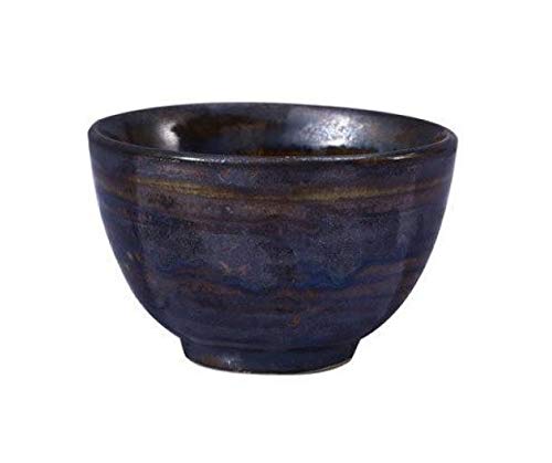 Caffeine Caffeine Ceramic Handmade Wooden Brown Dessert BowlSet of 2 - Image 2