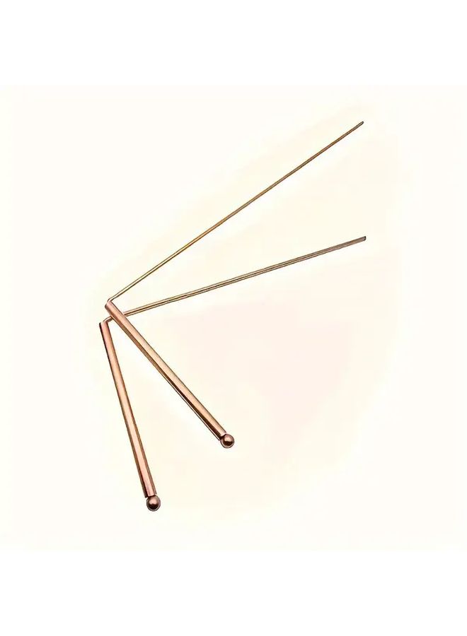 2 Copper Dowsing Rods Divination Tools For Water Finding Treasure Hunting - Image 3