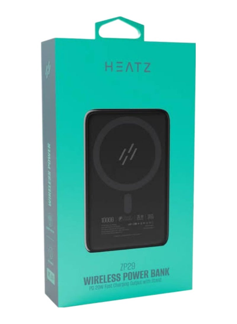 Heatz Wireless Power Bank 10000mAh Black ZP29 - Image 4