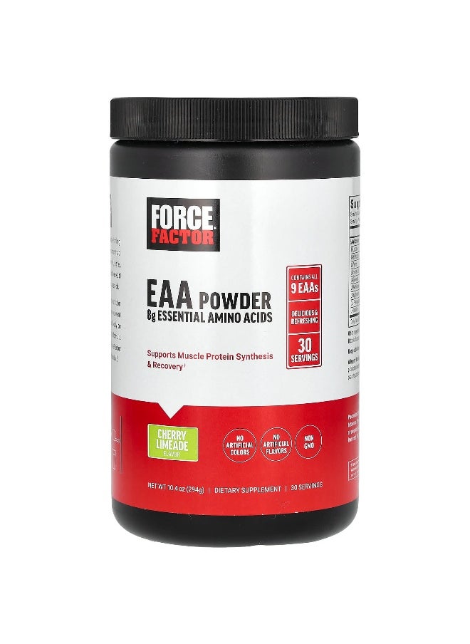 Force Factor Force Factor, EAA Powder, Cherry Limeade, 10.4 oz (294 g)  - Image 1