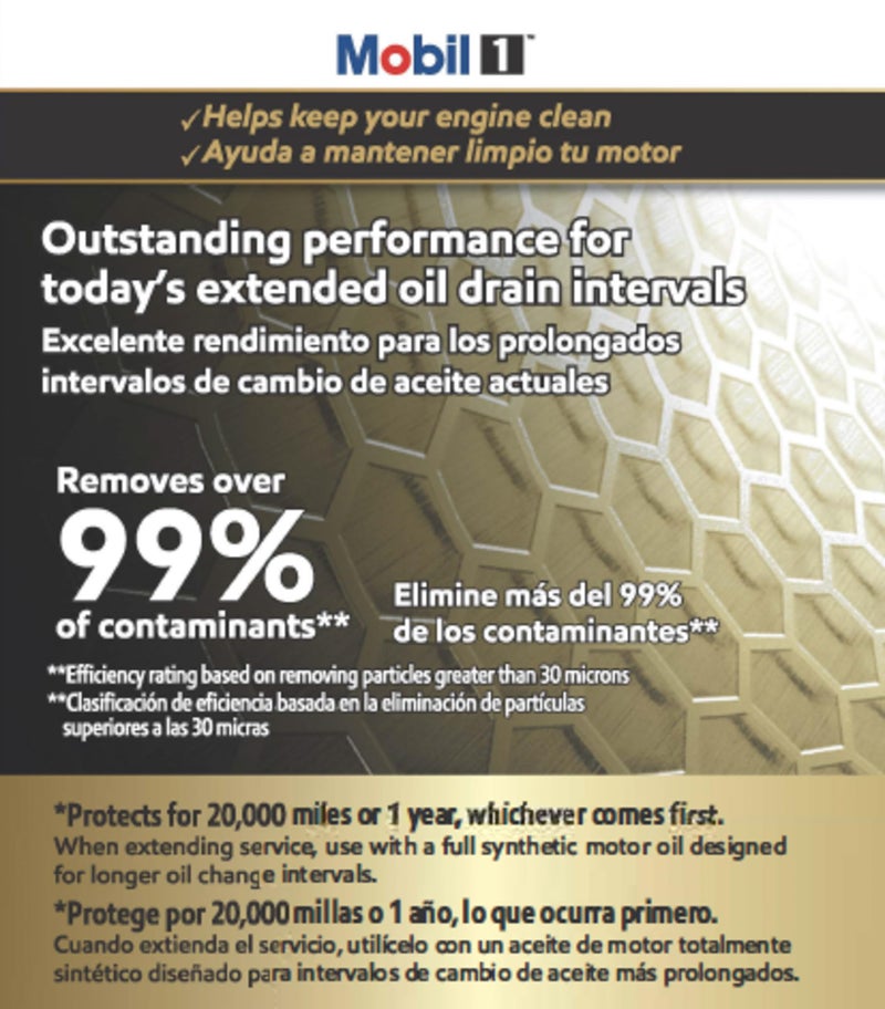 Mobil 1 M1-101A Extended Performance Oil Filter - Image 4