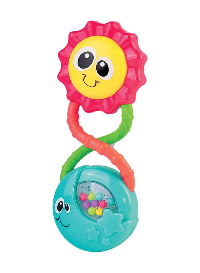 Happy Kids لعبة المتعلمين الصغار: أول جرس لي - الشمس، خرز متعدد القوام، يعزز المهارات الحركية، تصميم مريح، 13.34 × 9.84 × 15.56 سم، 6 أشهر+ - متعدد الألوان - Image 1