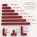YUJHITP Red Liftarms Thick Bulk Assortment Pack 80 Pieces Red Liftarms Beams with 10 Size Compatible with Lego Parts and PiecesColor Red - Image 4