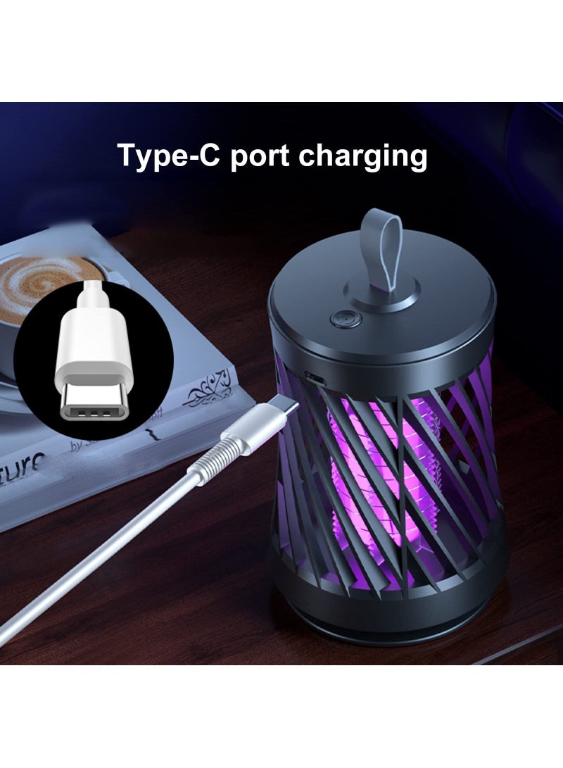 KASTWAVE Electronic LED Mosquito Killing Lamp,360 degrees Physical Bug Zapper Electric Fly Insect Trap with UV Light or Bionic Attraction,Home Use Portable Odorless USB Lantern for Indoor and Outdoor - Image 4