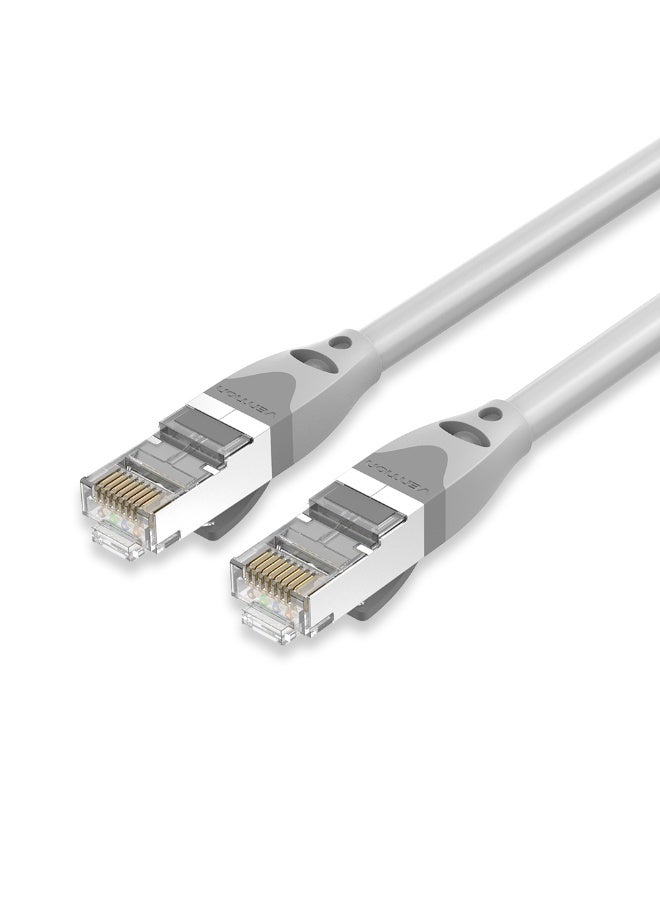 VENTION Cat.6A SFTP Patch Cable 0.3M Gray Model # IBHHAA - Image 1