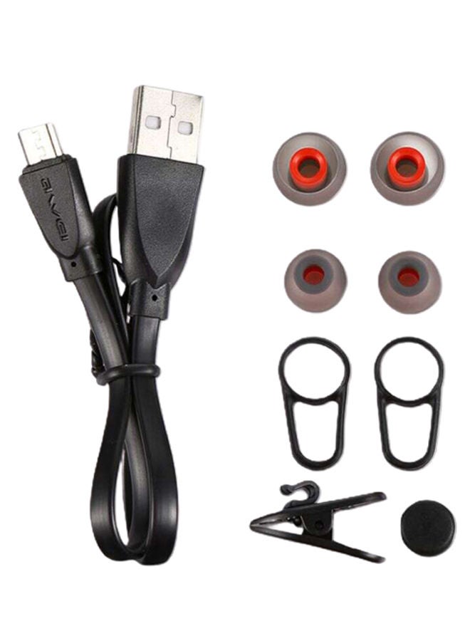 NIBEMINENT Wireless In-Ear Magnetic Earphone With Microphone Grey - Image 3