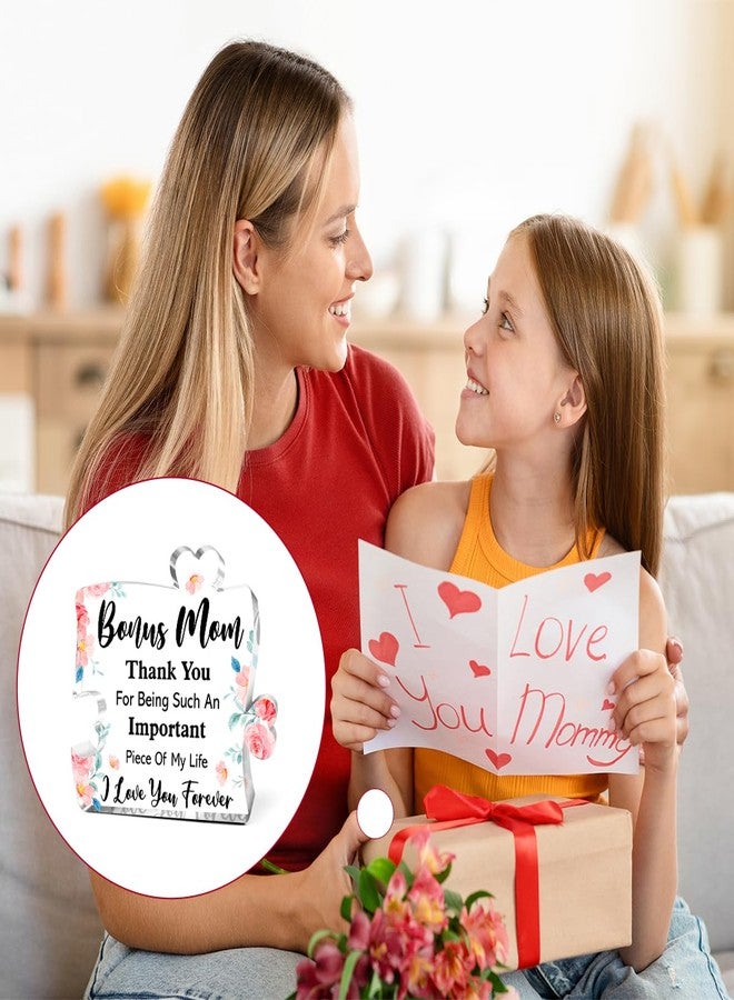 Littlefa هدايا تقدير للأم البديلة، هدايا شكر للأم البديلة في عيد الأم، عيد الميلاد، الكريسماس، أفكار هدايا مميزة للأم البديلة، شكرًا لكِ لكونكِ جزءًا مهمًا من حياتي (لوحة أحجية أكريليك) - Image 4
