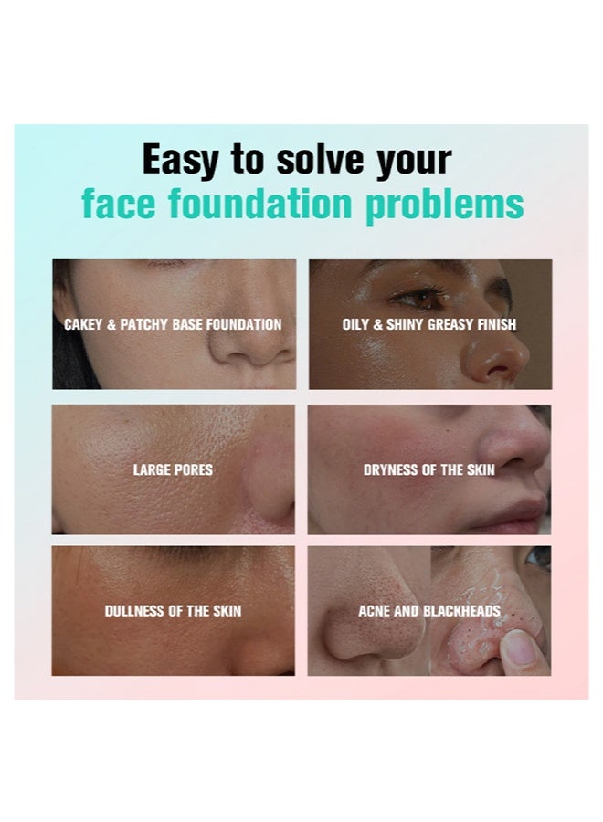 ibcccndc Power Grip Primer, +4% Niacinamide,Hydrating Face Primer Makeup for Smoothing Skin and Gripping Makeup long lasting Pore Blurring Smooth and Brighten Skin Makeup Primer 24ml - Image 4