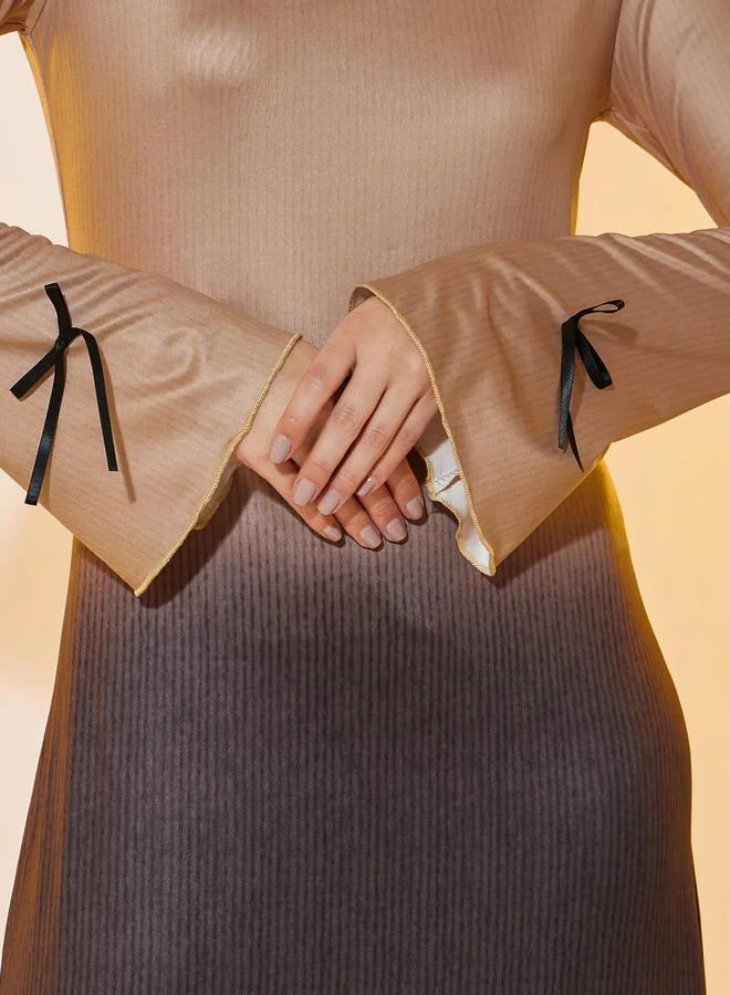 Take Two Ombre Pleated Dress