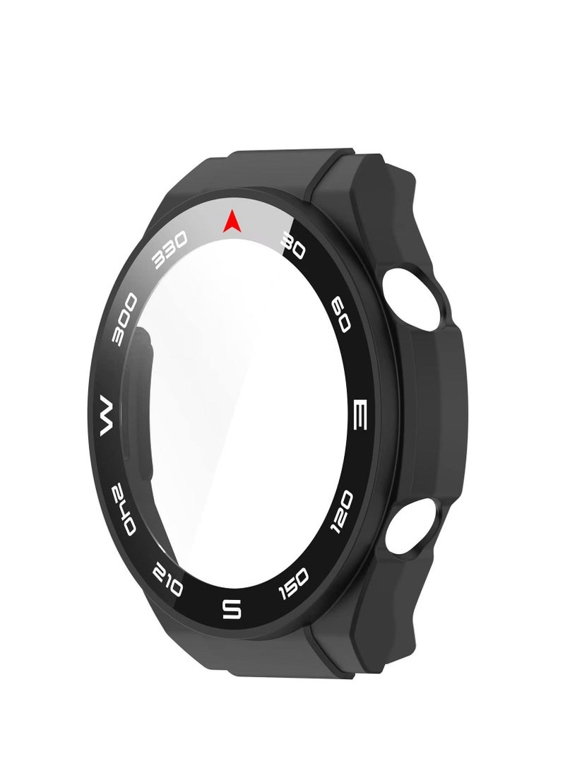 For Huawei Watch Ultimate Case PC with Screen Protector Huawei Watch Ultimate Case (Black) - Image 1