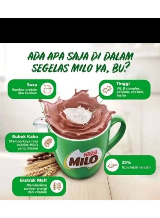 MILO Activ-Go Sachet 22 g NESTLE Milo Sachet 22 g Susu Minuman Coklat - Image 2