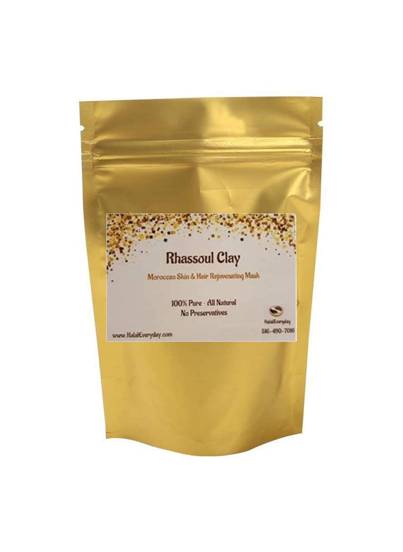 HalalEveryDay Rhassoul Clay Ghassoul Clay 12 Lb  Detoxifying and Rejuvenating clay  Moroccan Lava clay  Great for hair  DIY natural facial  Great for making soap  by HalalEveryday 