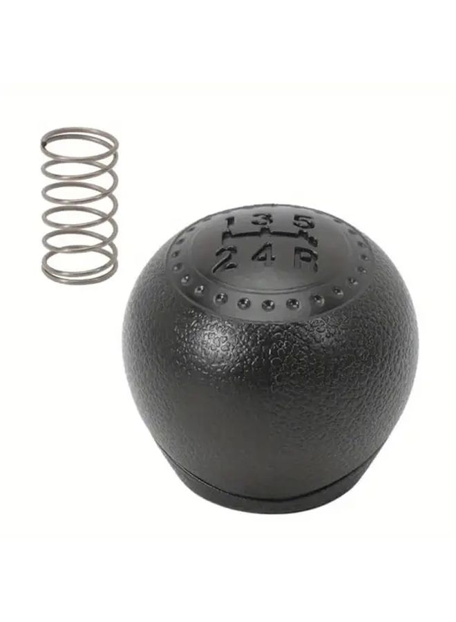 Black 5 Speed 6 Speed Gear Shift Knob with Gear Return Spring Fits FIAT Punto 188 1999 2012 - Image 5
