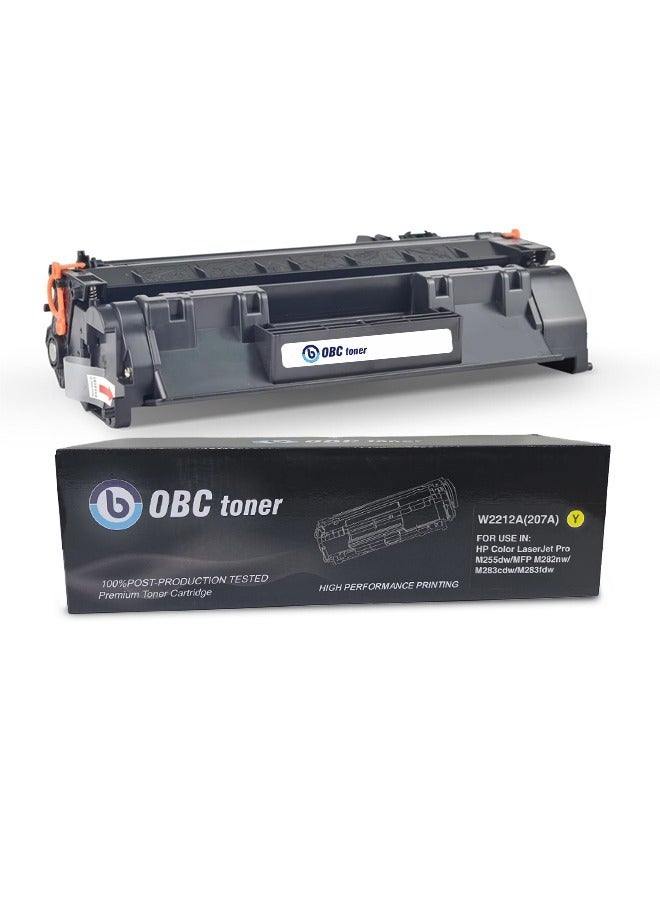 OBC 207A Yellow Laser Printer Toner (W2212A) is the ideal solution for high-quality printing and reliable performance. This toner delivers up to 1,350 pages of printing. - Image 4