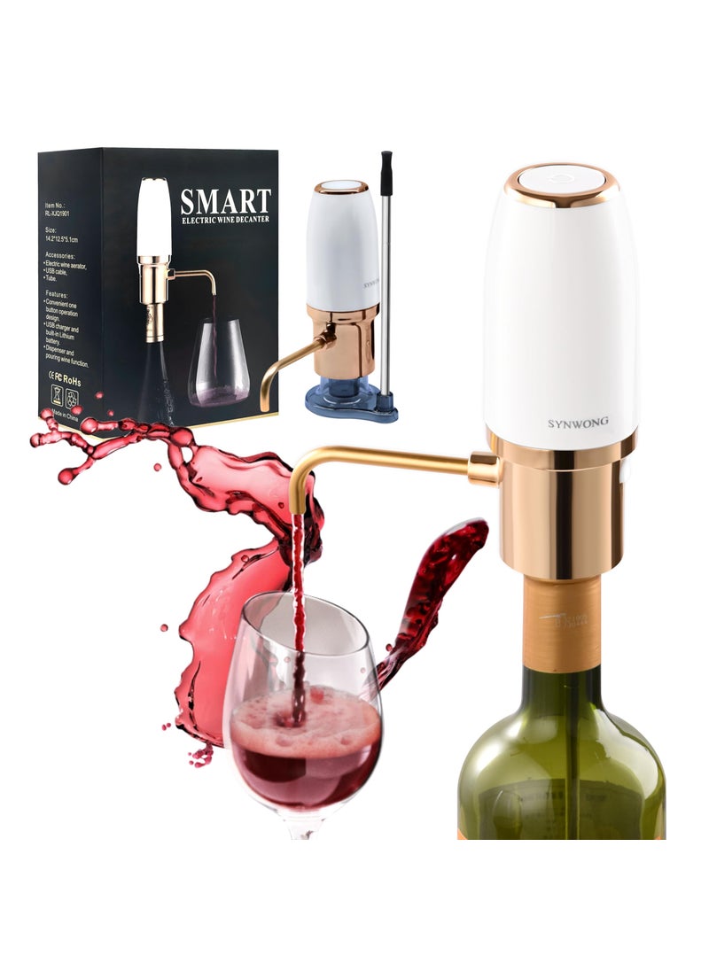 SYNWONG SYNWONG wine aerator ElectricWine Aerator Electric Wine Decanter Wine Aerator Pourer Spout Wine Dispenser Wine Accessories Best Gifts for Wine Lovers 