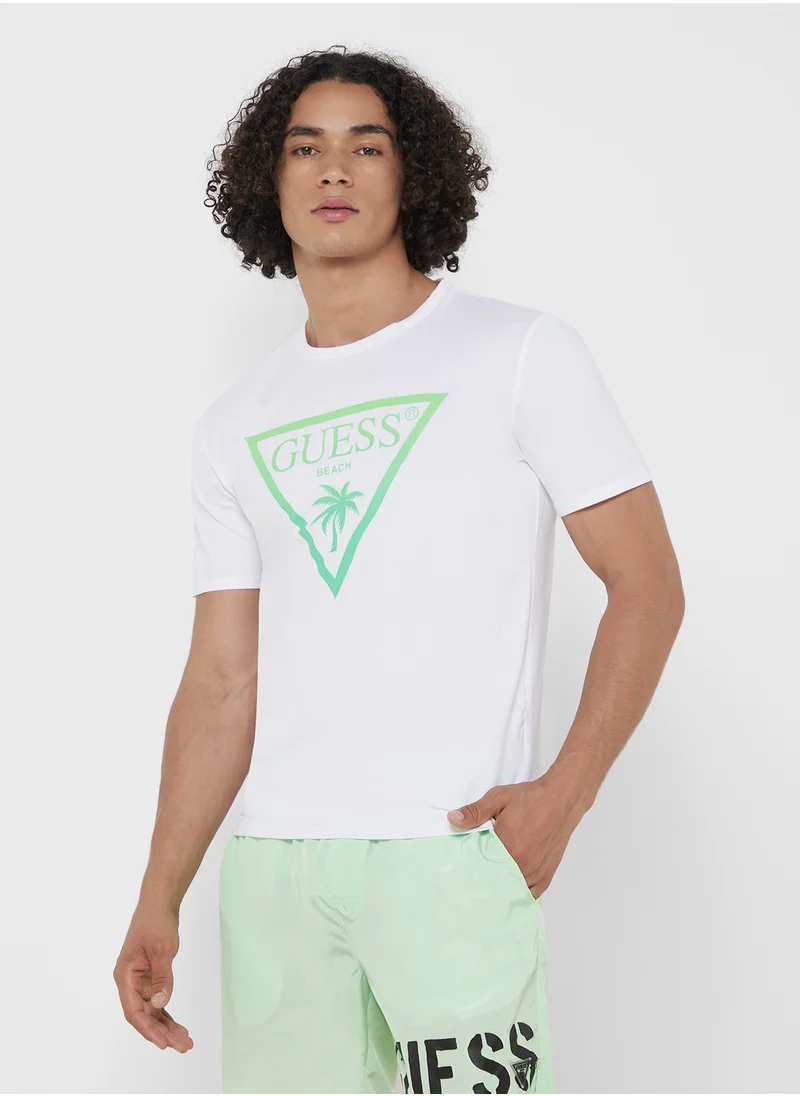 جس Triangle Palm Crew Neck T-Shirt