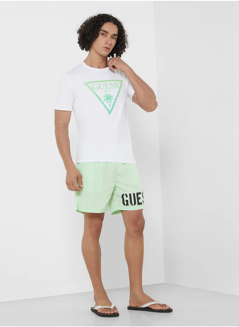 جس Triangle Palm Crew Neck T-Shirt