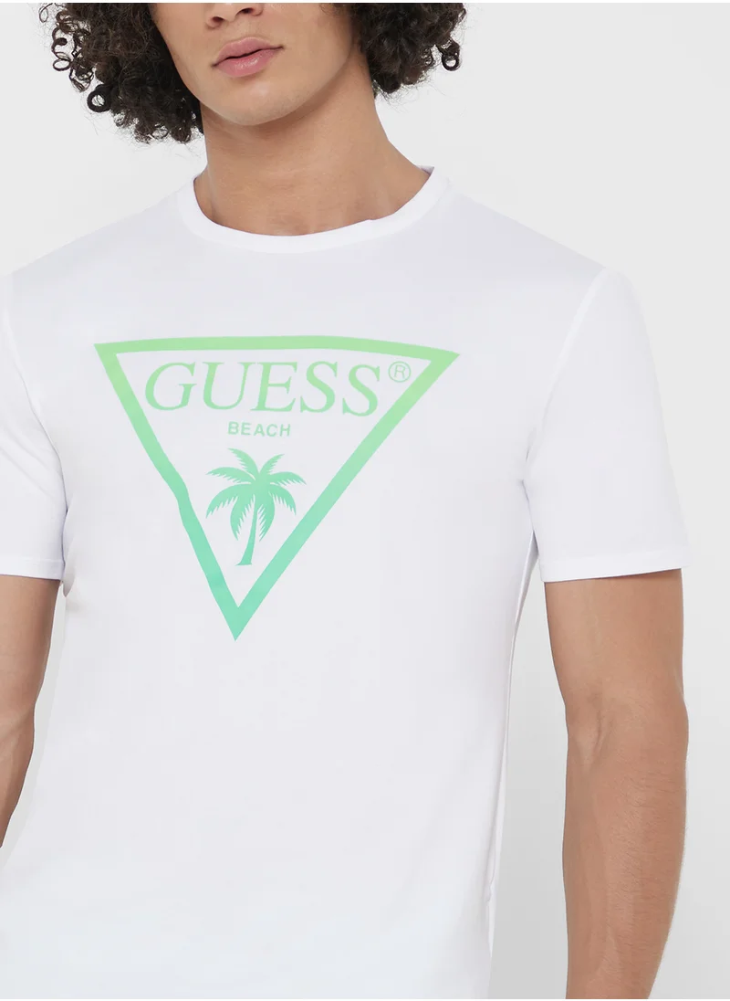 جس Triangle Palm Crew Neck T-Shirt