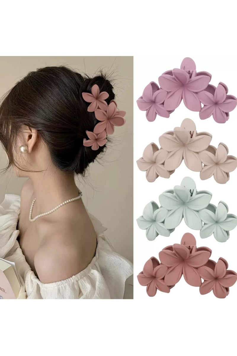 New style hair clip all-match hair clip hairpin headdress European and American frosted flower shark clip hair accessories hair clip for women - Image 1