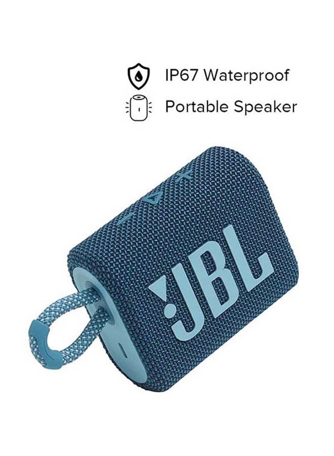 JBL Renewed - GO 3 Portable Bluetooth Speaker blue - Image 5