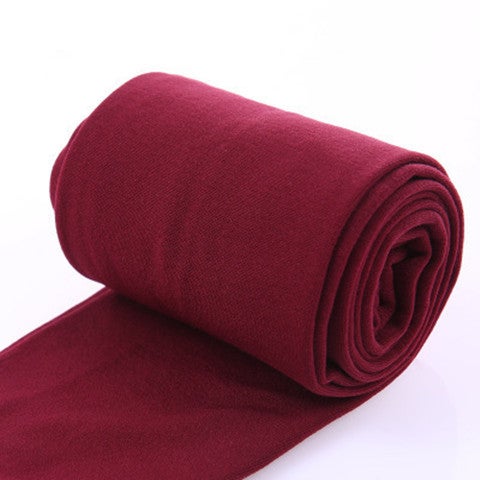 Fleece-Lined Footed Leggings Winter Autumn Warm Womens Pants Dark green  - Image 3