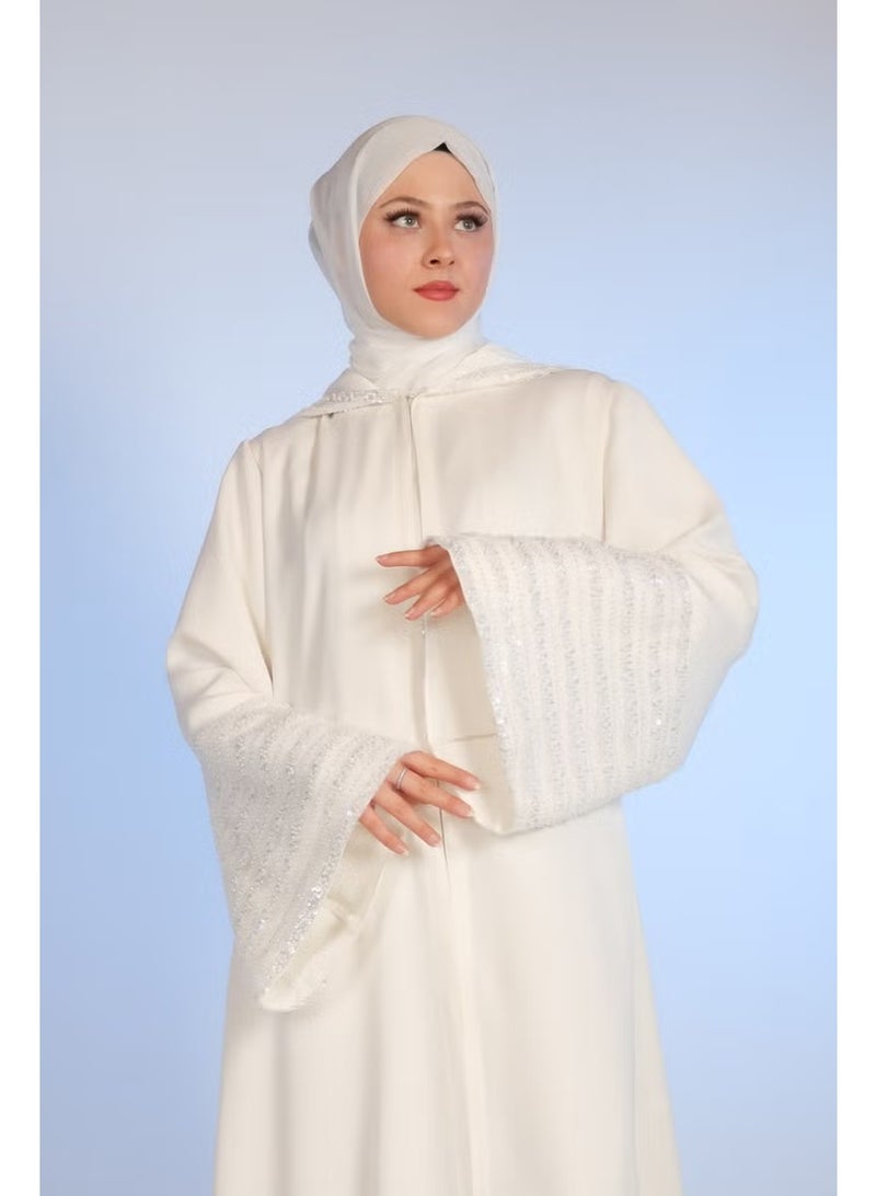 Wonderful Wear Princess Abaya White - Image 2