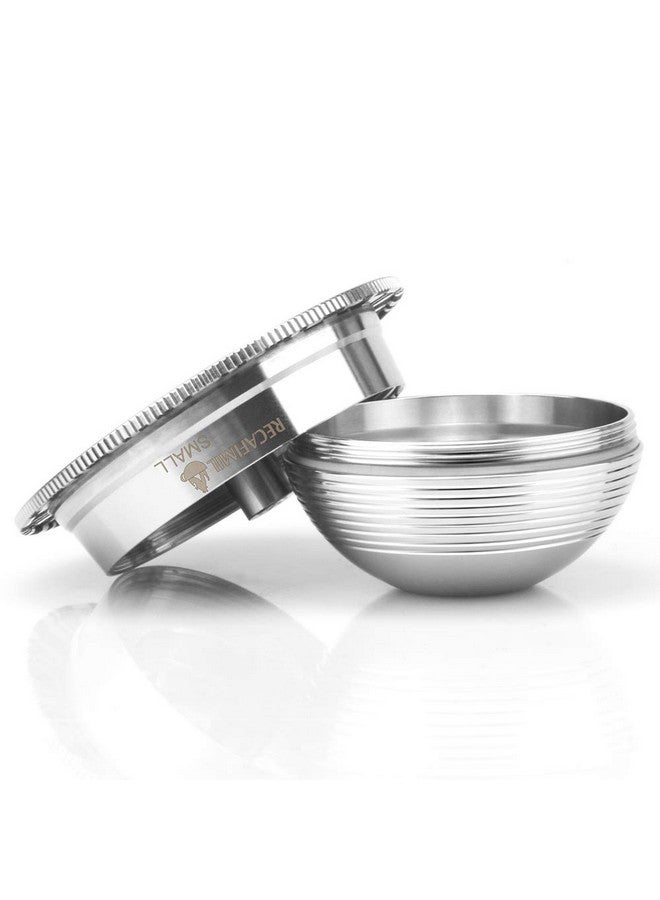 RECAFIMIL Stainless Steel Refillable Coffee Pods Compatible for Nespresso VertuoPlus,Stainless Steel Reusable Coffee Capsules Pods (2.4 oz) - Image 1