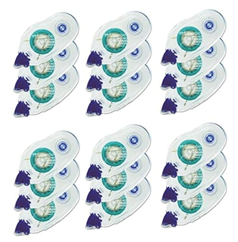 Tombow Bulk Buy: Tombow Mono Adhesive Refill Permanent Value Pack 3/Pkg 1/3" X 118 Total Ft. 62207 (6-Pack) - Image 1