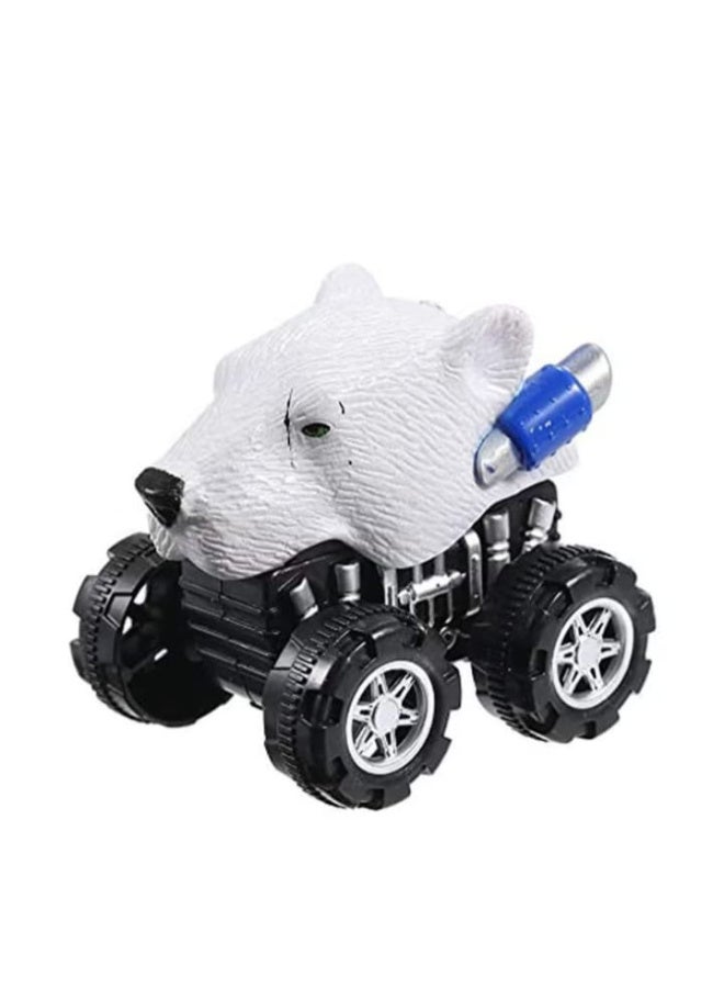 شاحنة نموذج حيواني سيارة سحب للخلف متعددة الألوان