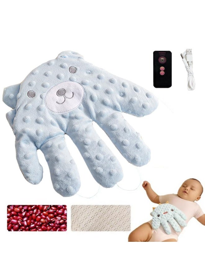 Baby Soothing Palm, Baby Patter for Sleep, Baby Startle Prevention Hand Glove, Electric Baby Hand Sleep Soothers Pillow, Red Bean Filling, Cute for Newborns, Baby Girl, Baby Boy  - Image 1