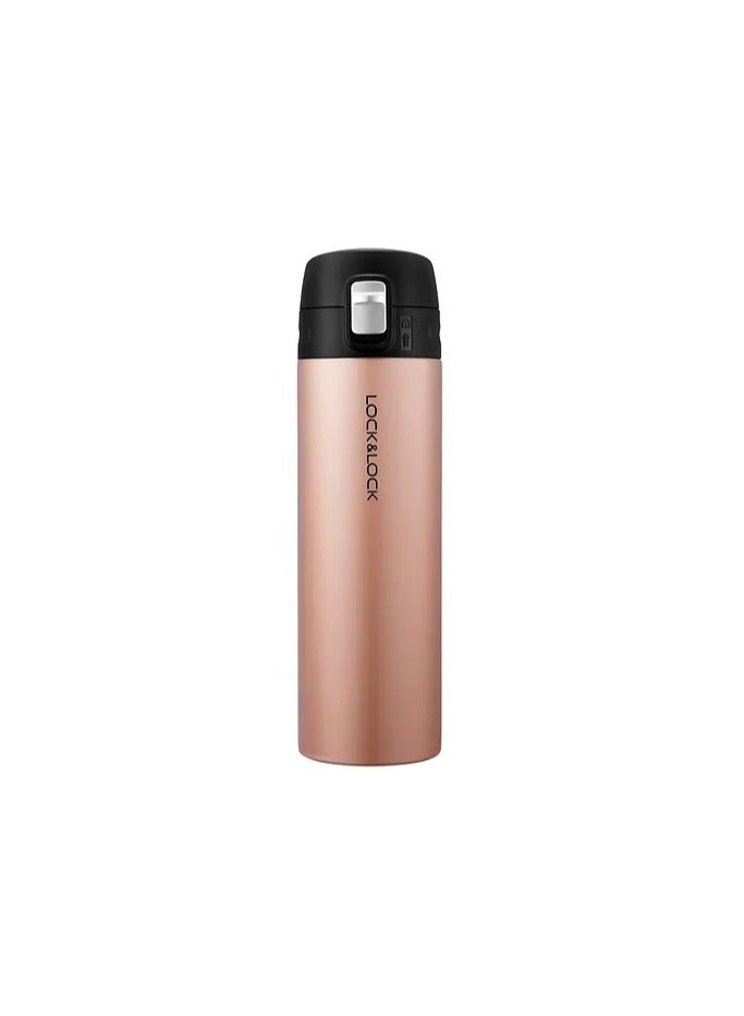 LOCK & LOCK LocknLock 500ml Feather Light Vacuum Tumbler in Golden Pink - Stainless Steel, Double-Vacuum Insulation, Stylish & Portable - Image 4