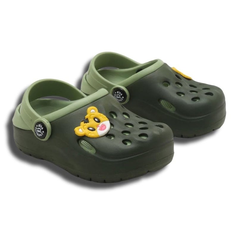 UNIAGE Unisex CS - 02 Clogs for Kids with Lion Charm - Image 1