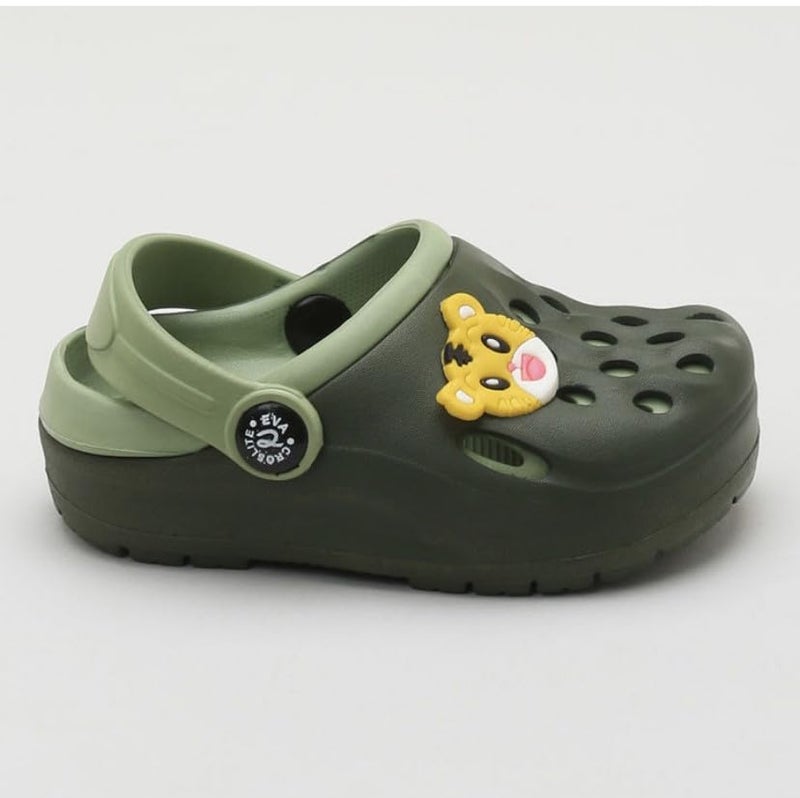 UNIAGE Unisex CS - 02 Clogs for Kids with Lion Charm - Image 2
