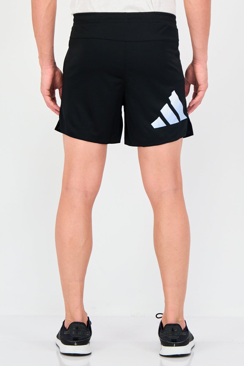 Adidas شورتات تدريب رياضية للرجال بطول 5 إنش، أسود - Image 2