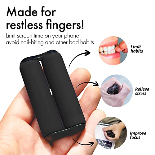 ONO Roller - Handheld Fidget Toy for Adults | Help Relieve Stress, Anxiety, Tension | Promotes Focus, Clarity | Compact, Portable Design (Junior Size/ABS Plastic, Black) - Image 5