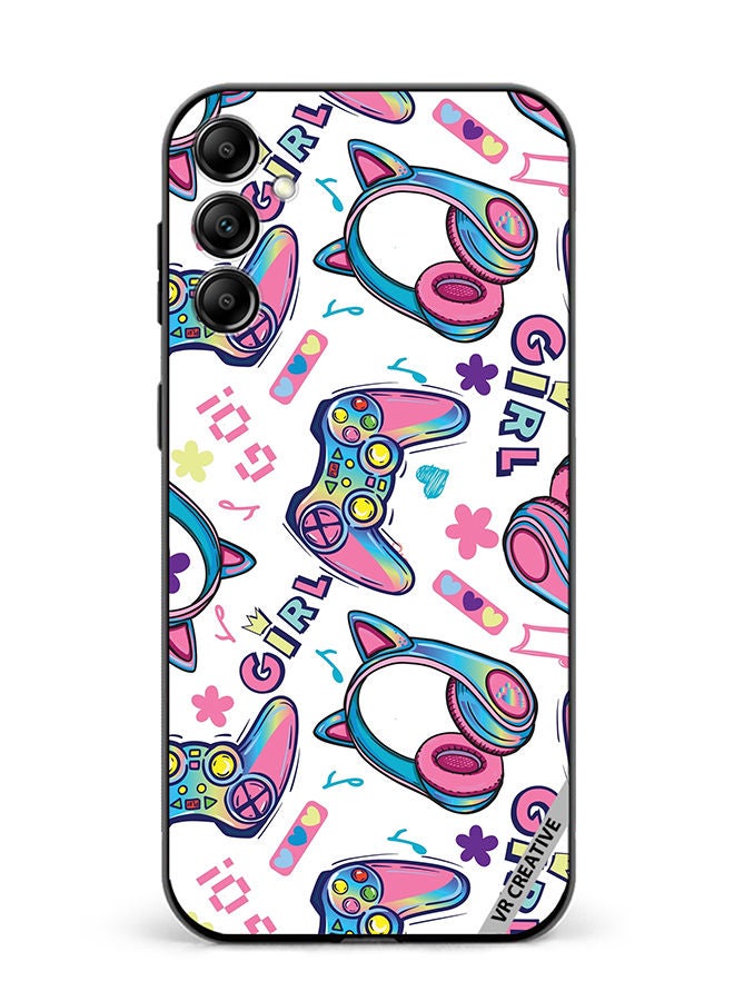 VR CREATIVE Protective Case Cover For Samsung Galaxy A14 5G/A14 Gaming For Girls Design Multicolour - Image 1
