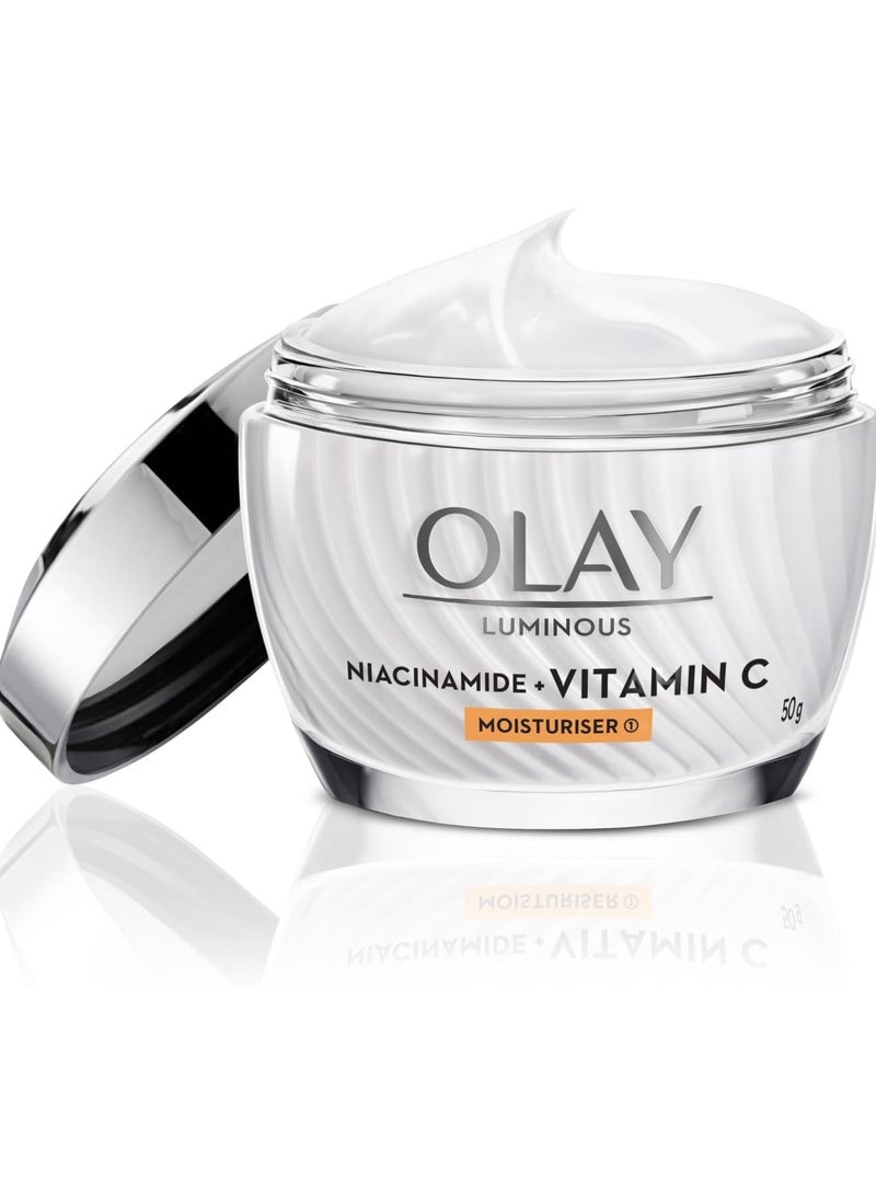 Olay Luminous Niacinamide + Vitamin C Face Cream Moisturizer 50g - Image 3