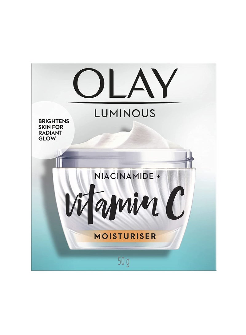 Olay Luminous Niacinamide + Vitamin C Face Cream Moisturizer 50g - Image 1