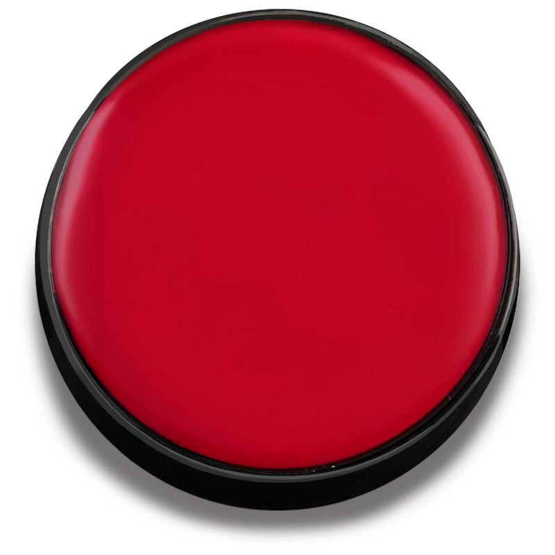 Mehron Makeup Color Cups | Stage, Foundation, Face Paint, Body Paint, Halloween Makeup | Greasepaint .5 oz (14 g) (Red) - Image 1