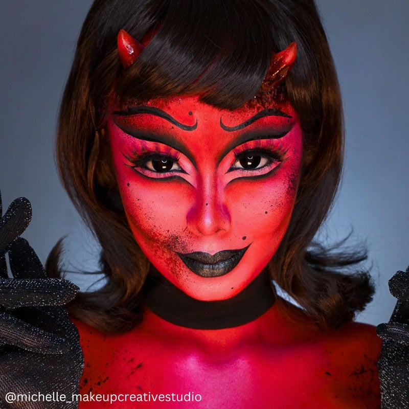 Mehron Makeup Color Cups | Stage, Foundation, Face Paint, Body Paint, Halloween Makeup | Greasepaint .5 oz (14 g) (Red) - Image 2